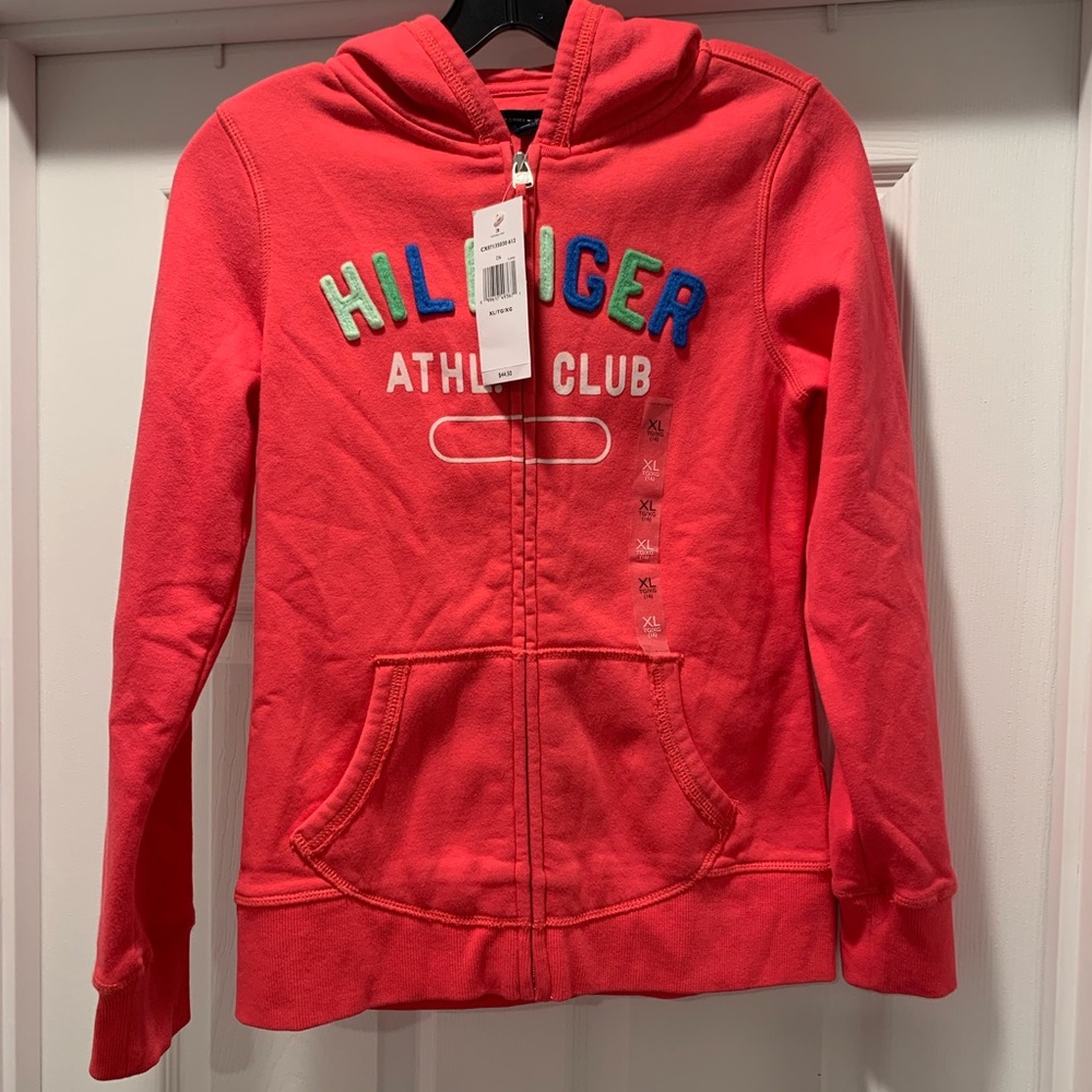 Girls Tommy Hilfiger Zip Up jacket